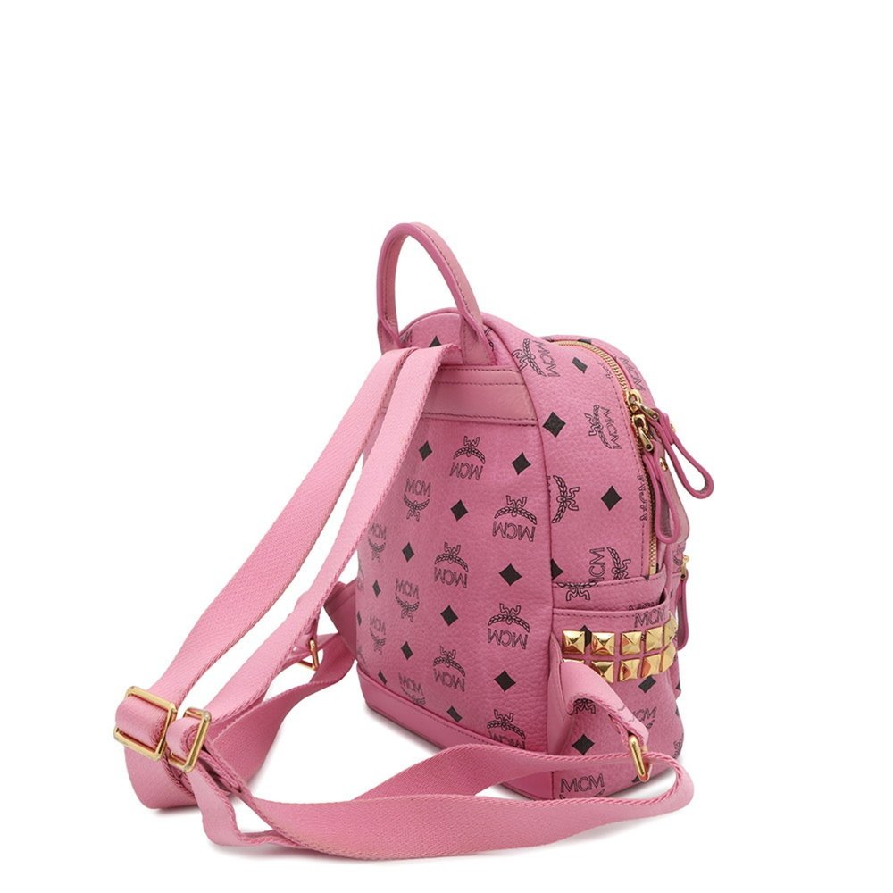 MCM Pink Leather Backpack - Picture 2 of 15